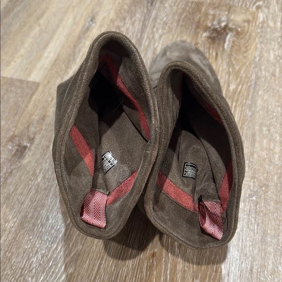 Fitflop Size 8 Women's Ankle Boots in Taupe Leather - Picture 12 of 13